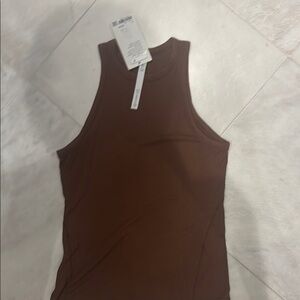 Women’s Brown Sleeveless Shirt lululemon size 12 nwt